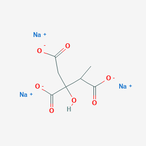 Chemical structure of 2-Methylcitric acid trisodium