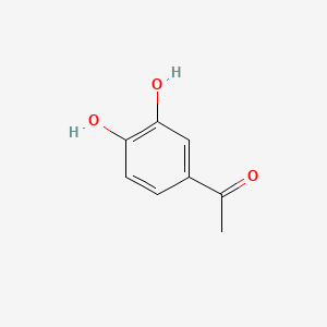 Chemical structure of 3',4'-Dihydroxyacetophenone