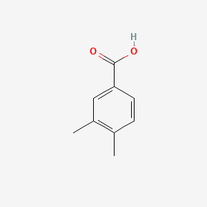 Chemical structure of 3,4-Dimethylbenzoic acid