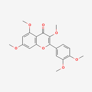 Chemical structure of Pentamethylquercetin