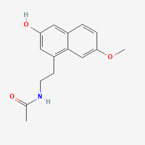 Chemical structure of 3-Hydroxy agomelatine