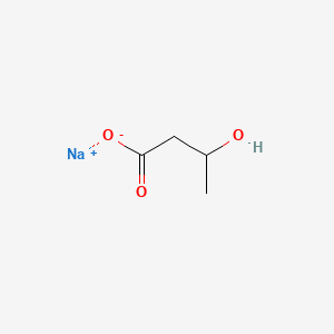 Chemical structure of Sodium 3-hydroxybutyrate