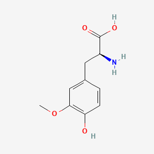 Chemical structure of 3-O-Methyldopa