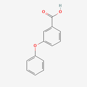 Chemical structure of 3-Phenoxybenzoic acid