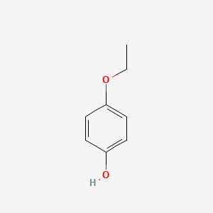 Chemical structure of 4-Ethoxyphenol