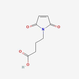 Chemical structure of 4-Maleimidobutyric acid