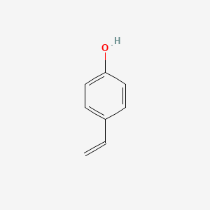 Chemical structure of 4-Vinylphenol