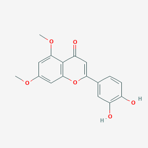 Chemical structure of 5,7-Dimethoxyluteolin
