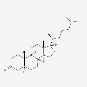 Chemical structure of Cholestan-3-one