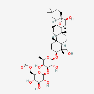 Chemical structure of 6''-O-Acetylsaikosaponin A
