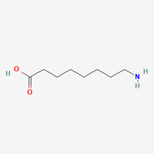 Chemical structure of 8-Aminooctanoic acid