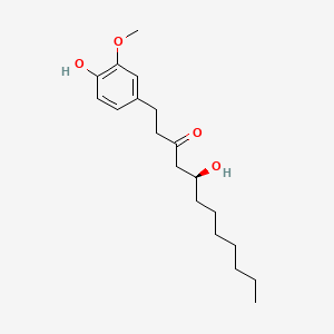 Chemical structure of 8-Gingerol