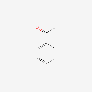 Chemical structure of Acetophenone