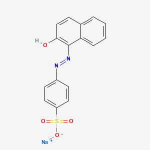 Chemical structure of Acid orange 7
