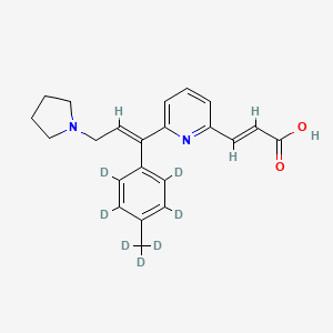 Chemical structure of Acrivastine D7