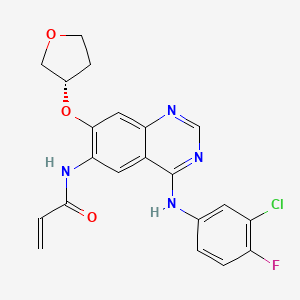 Chemical structure of Afatinib impurity 11