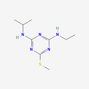 Chemical structure of Ametryn