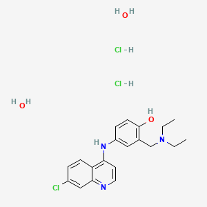 Chemical structure of Amodiaquine dihydrochloride