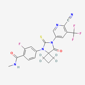 Chemical structure of Apalutamide D4