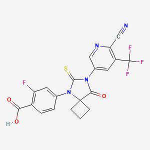 Chemical structure of Apalutamide-COOH