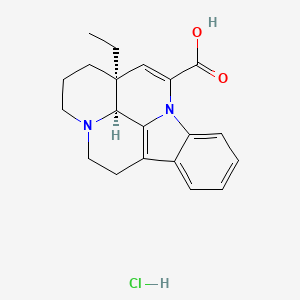 Chemical structure of Apovincaminic acid hydrochloride salt