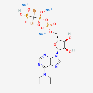 Chemical structure of ARL67156 trisodium salt hydrate