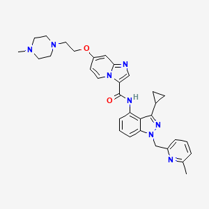 Chemical structure of ARRY-382