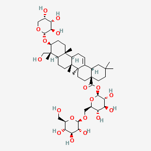 Chemical structure of Asperosaponin VI
