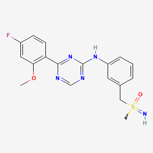 Chemical structure of Atuveciclib S-Enantiomer