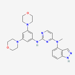 Chemical structure of AZ12672857