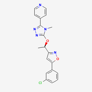 Chemical structure of AZD 2066 hydrate