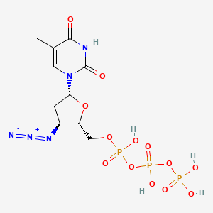 Chemical structure of AZT triphosphate