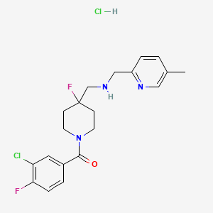 Chemical structure of Befiradol hydrochloride