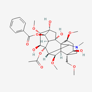Chemical structure of Beiwutine