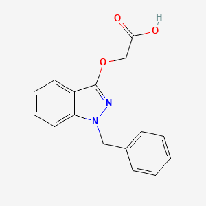 Chemical structure of Bendazac