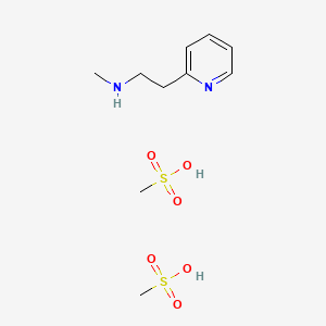 Chemical structure of Betahistine mesylate