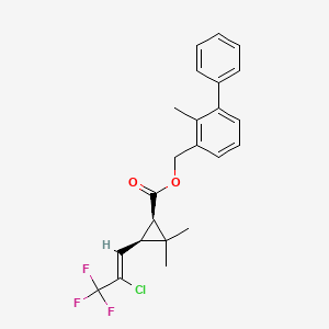 Chemical structure of Bifenthrin