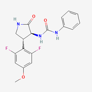 Chemical structure of BMS-986235