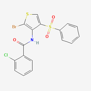 Chemical structure of BNTA