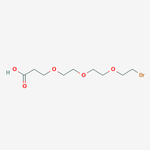 Chemical structure of Bromo-PEG3-Acid