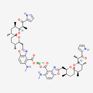 Chemical structure of Calcimycin hemimagnesium