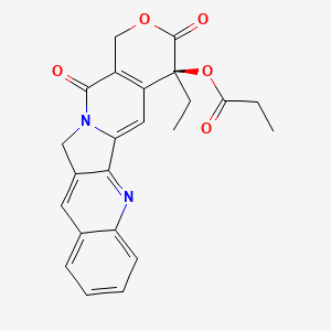 Chemical structure of Camptothecin-20-O-propionate