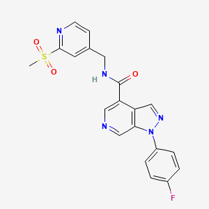 Chemical structure of CCR1 antagonist 9