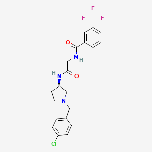 Chemical structure of CCR2 antagonist 4