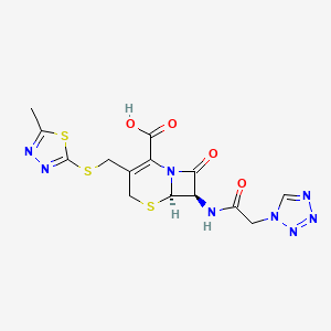 Chemical structure of Cefazolin