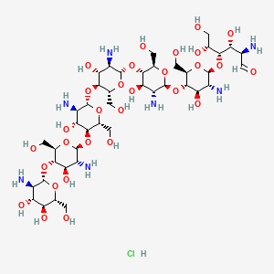 Chemical structure of Chitoheptaose heptahydrochloride