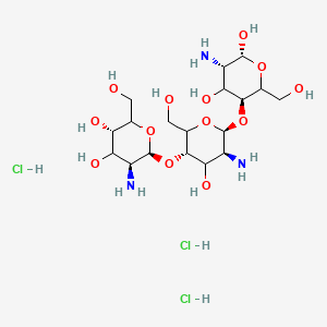 Chemical structure of Chitotriose trihydrochloride