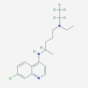 Chemical structure of Chloroquine D5