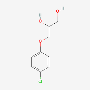 Chemical structure of Chlorphenesin