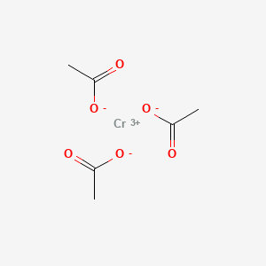 Chemical structure of Chromium(III) acetate